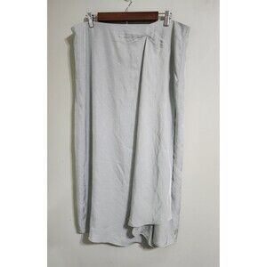 Vince Women’s Overlap long Skirt Size 16 Color Grey-green